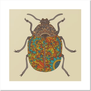 Colorful beetle Posters and Art